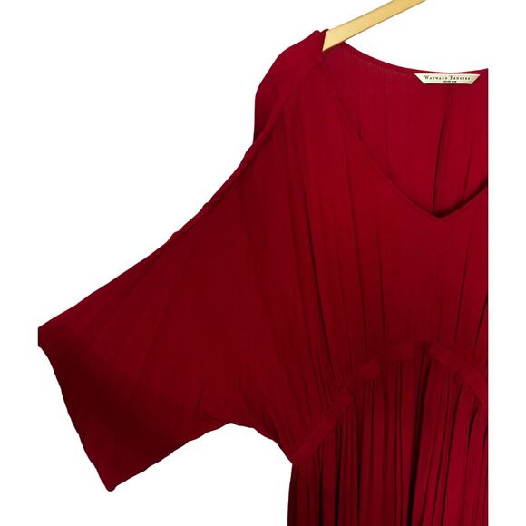 Wayward Fancies eShakti Maxi Long Dress 4X Womens Bohemian Fairy Red Floral - Picture 4 of 6